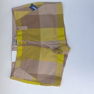 YELLOW & TAN SHORTS